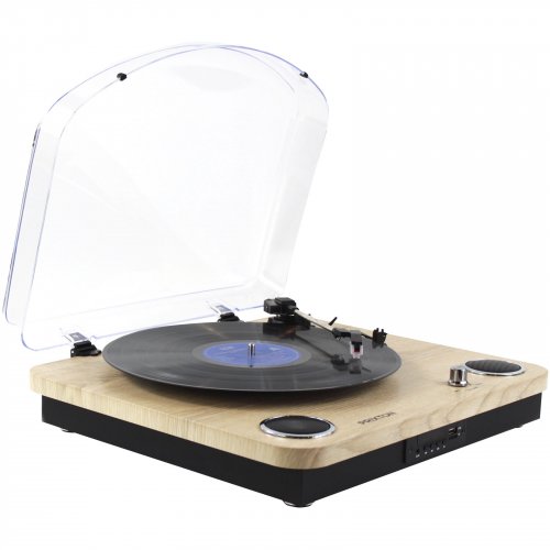 Prixton Marconi vinyl player Musta Puu, hinta 167,20€