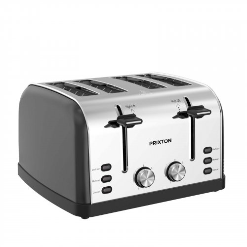 Prixton Nera 4 viipaleen leivänpaahdin Hopea, hinta 116,28€