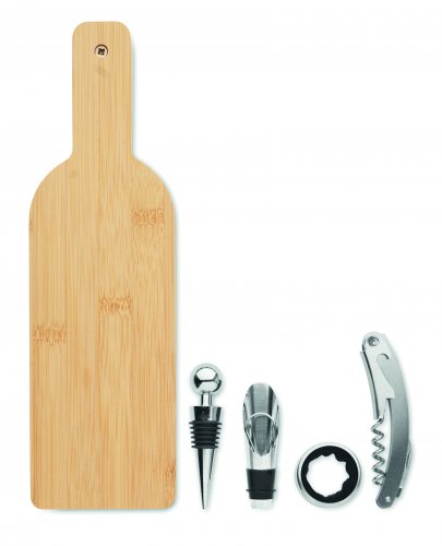 Pullon muotoinen viinisetti VINOVAULT SET, hinta 10,92€