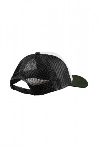 RETRO 5-PANEL TRUCKER Black/olive, hinta 5,70€