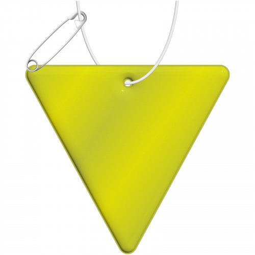 RFX™  H-12 ripustettava TPU-heijastin, käännetty kolmio Neonkeltainen, hinta 1,22€