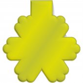 RFX™  M-10  heijastava PVC-magneetti, lumihiutale Neonkeltainen