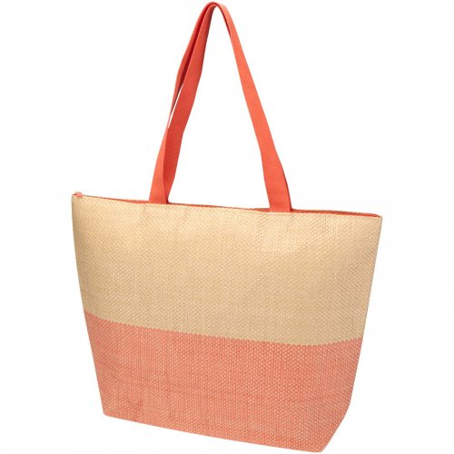 Rhythm suuri vetoketjullinen olkipaperikassi, 21 l Tiili, hinta 8,36€