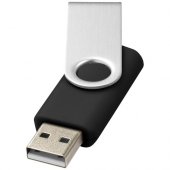 Rotate-basic-USB-muistitikku, 2 Gt Musta Hopea
