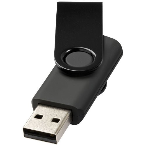 Rotate-metallic-USB-muistitikku, 4 Gt Musta, hinta 4,22€