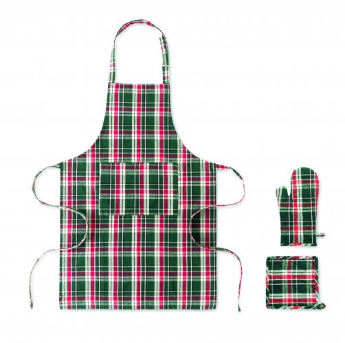 Ruudullinen keittiösetti SANTAPRON, hinta 12,72€