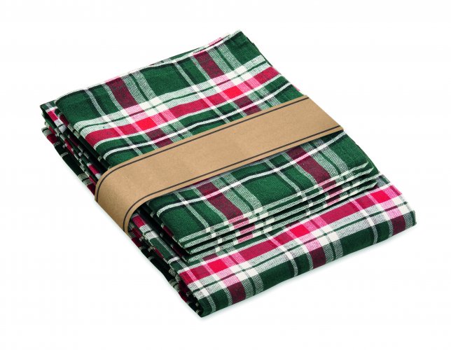 Ruudullinen pöytäliina setti SANTABLE, hinta 21,52€