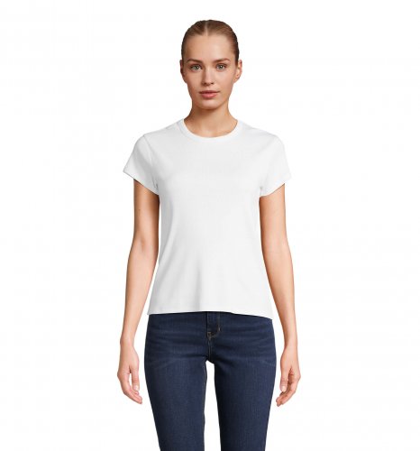 SARA WOMENS RIBBED T-SHIRT SARA, hinta 5,90€
