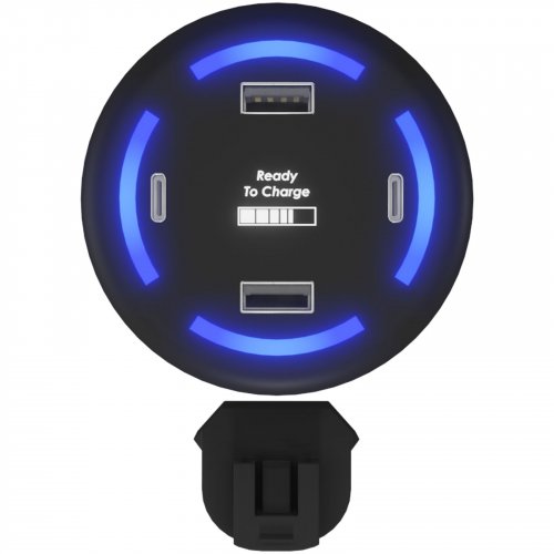 SCX.design H11 älykäs kodin laturi valaistuvalla logolla Musta, hinta 28,86€