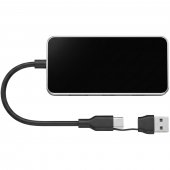 SCX.design H22 7-in-1 USB-HUB jakaja Musta