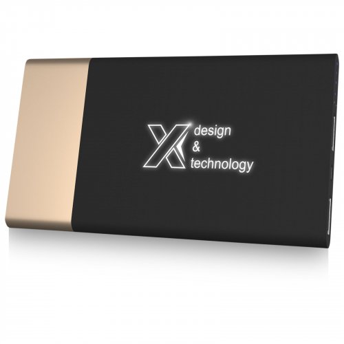 SCX.design P20 5000 mAh varavirtalähde, valaistuva Kulta Valkoinen, hinta 53,98€