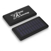 SCX.design P30 8000 mAh solar varavirtalähde, valaistuva Musta