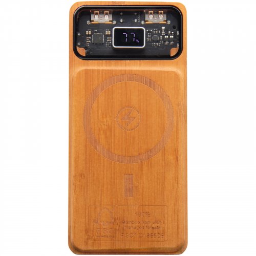 SCX.design P48 10 000 mAh:n magneettinen 15 W:n varavirtalähde Puu Musta, hinta 80,06€