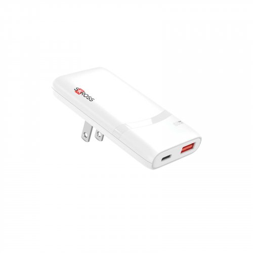 SKROSS® Klip Slim 65 W -monipistelaturi Valkoinen, hinta 50,28€