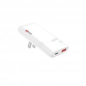 SKROSS® Klip Slim 65 W -monipistelaturi Valkoinen