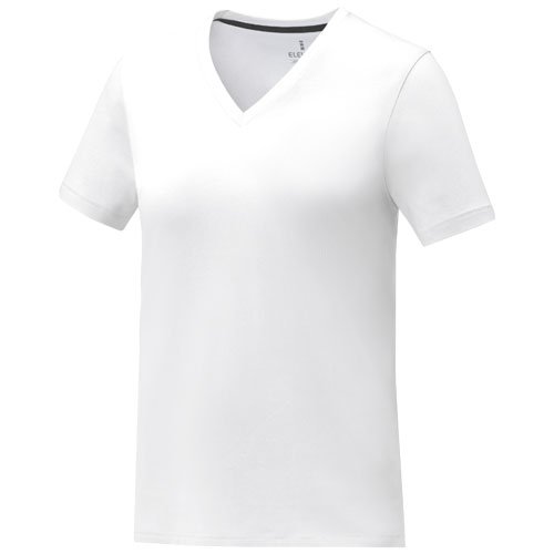 Somoto naisten lyhythihainen v-aukkoinen t-paita Valkoinen, hinta 3,98€