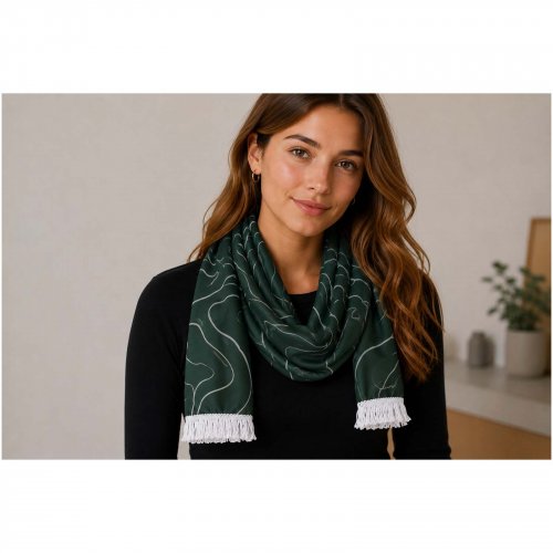 Spur-sublimaatiohuivi Valkoinen, hinta 13,06€