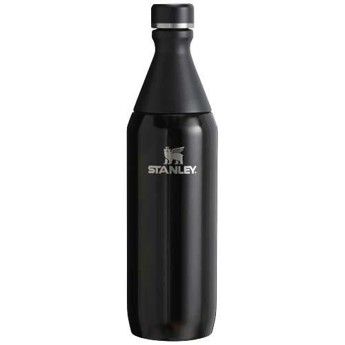 Stanley All Day Slim 600 ml:n vesipullo Kiiltävä musta, hinta 50,62€