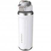 Stanley Classic Wellspring 710 ml kierrätetystä ruostumattomasta teräksestä valmistettu eristetty juomapullo Valkoinen