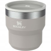 Stanley Stay Hot 295 ml ruostumattomasta teräksestä valmistettu eristetty pinottava muki Harmaa