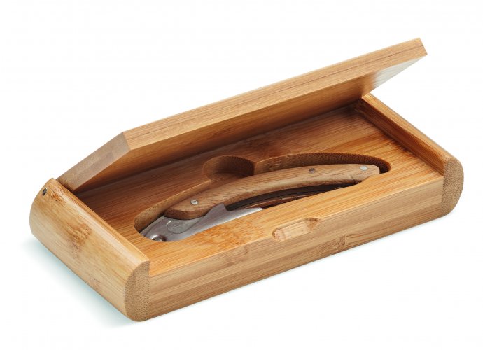 Tarjoilijan korkkiruuvi bambua SONO, hinta 7,60€