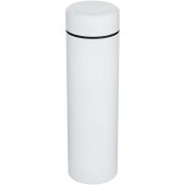 Taylor 450 ml:n tuplaseinäinen, ruostumattomasta teräksestä valmistettu termospullo teesuodattimella Valkoinen