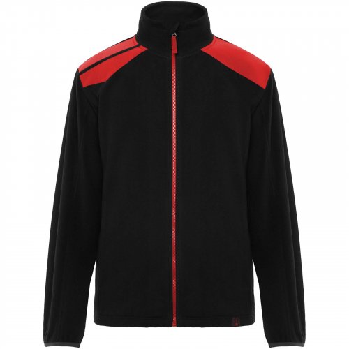 Terrano microfleece-takki, unisex Musta Punainen, hinta 21,52€