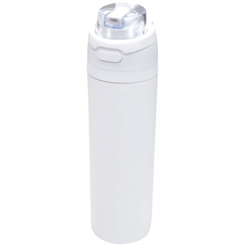 Theron 800 ml RCS-sertifioitu, kierrätetystä ruostumattomasta teräksestä valmistettu yksiseinäinämäinen vesipullo, monitoimik Valkoinen, hinta 9,66€