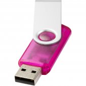 USB Rotate Translucent Pinkki