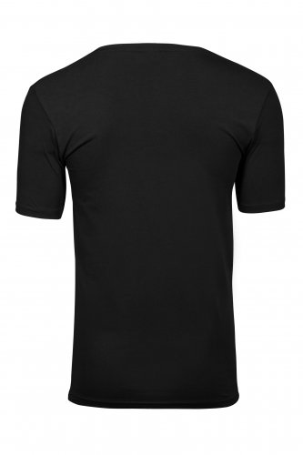 V-AUKKOINEN STRETCH TEE Black S, hinta 24,90€