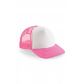 VINTAGE SNAPBACK TRUCKER-LIPPIS Fluorescent Pink - White