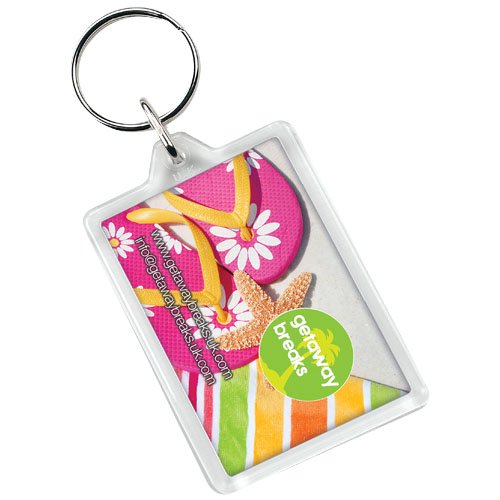 Vito C1 -avaimenperä, suorakulmainen Kirkas läpinäkyvä, hinta 1,10€