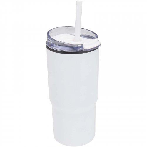 Westin 540 ml RCS-sertifioitu kaksiseinäinen eristetty muki pillillä Valkoinen, hinta 8,64€