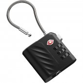 Xtorm Lock Tag TSA -yhdistelmälukko sijainninseurannalla Musta