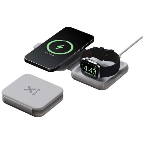 Xtorm XWF21 15 W:n taitettava langaton 2-in-1-matkalaturi Harmaa, hinta 69,98€